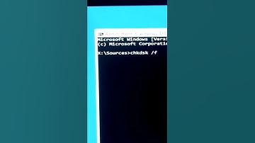 chkdsk command type in proper way