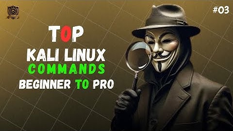 Kali Linux Basics 2025 | Top Commands for Beginners