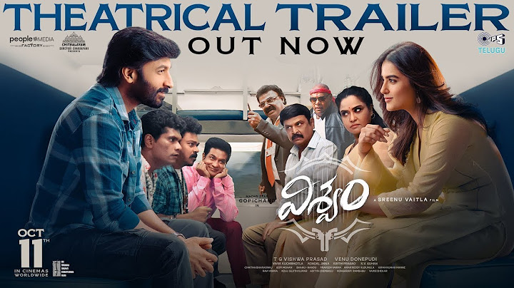 VISWAM Official Trailer | Gopichand | Kavya Thapar | Sreenu Vaitla | TG Vishwa Prasad, hindi dubbed