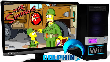 Dolphin 5.0 Wii Emulator - The Simpsons Game (2007). Ingame. Dx11 #2