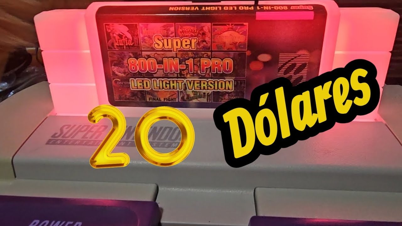 Cartucho 800 en 1 SNES SUPER NINTENDO 