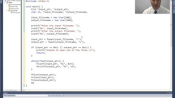 Intro to C Programming - File I/O Program