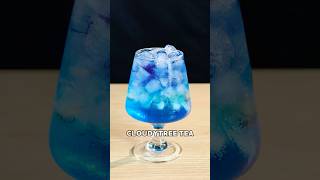 The Perfect Layered Ocean Heart Drink | Easy Home Cafe Recipe #cloudytreetea #cocktail #drink#tea