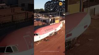 Ninguém acredita onde esse avião foi parar!👉 #drone #foryou #curiosidades #viral #trending