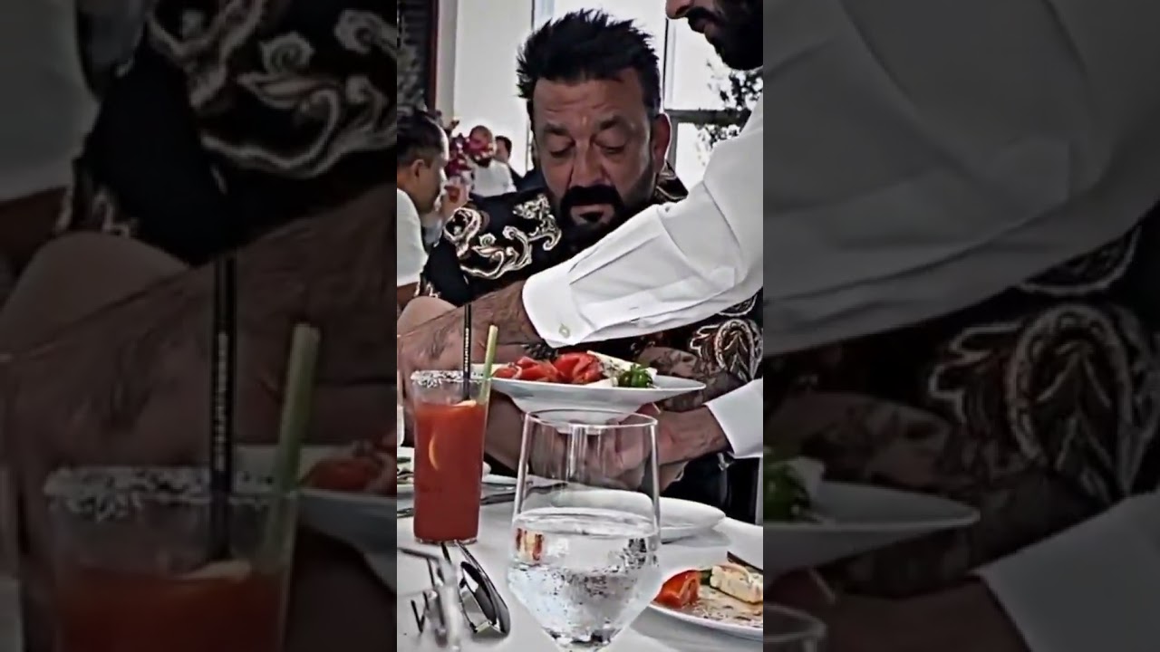 Sanjay dutt baba eating time