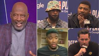 FULL Lakers POSTGAME INTERVIEW vs. Rockets | Worthy; JJ Redick; LeBron; Marcus Smart; Rui Hachimura
