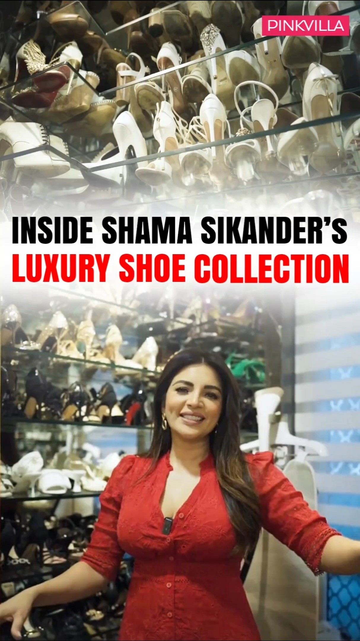 Shama Sikander's LUXURIOUS Shoe Collection | #shorts #shoes #luxury #housetour #bollywood