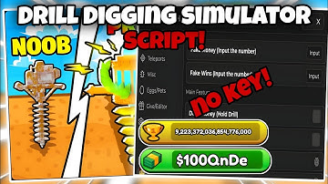 Drill Digging Simulator Op Script - Dupe Money Increase, Auto Wins, Teleport, & More