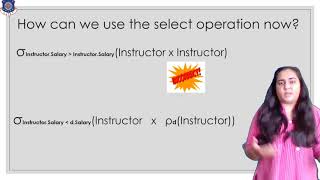 Relational Algebra -Rename Operation