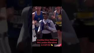 'Wicked' star Cynthia Erivo was MOVING at the London Marathon 💨 (via @CynthiaErivo/IG)