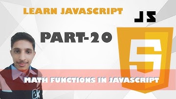 20 - Math Functions in JS | JavaScript tutorials for beginners in Urdu/Hindi | Yazdan Haider
