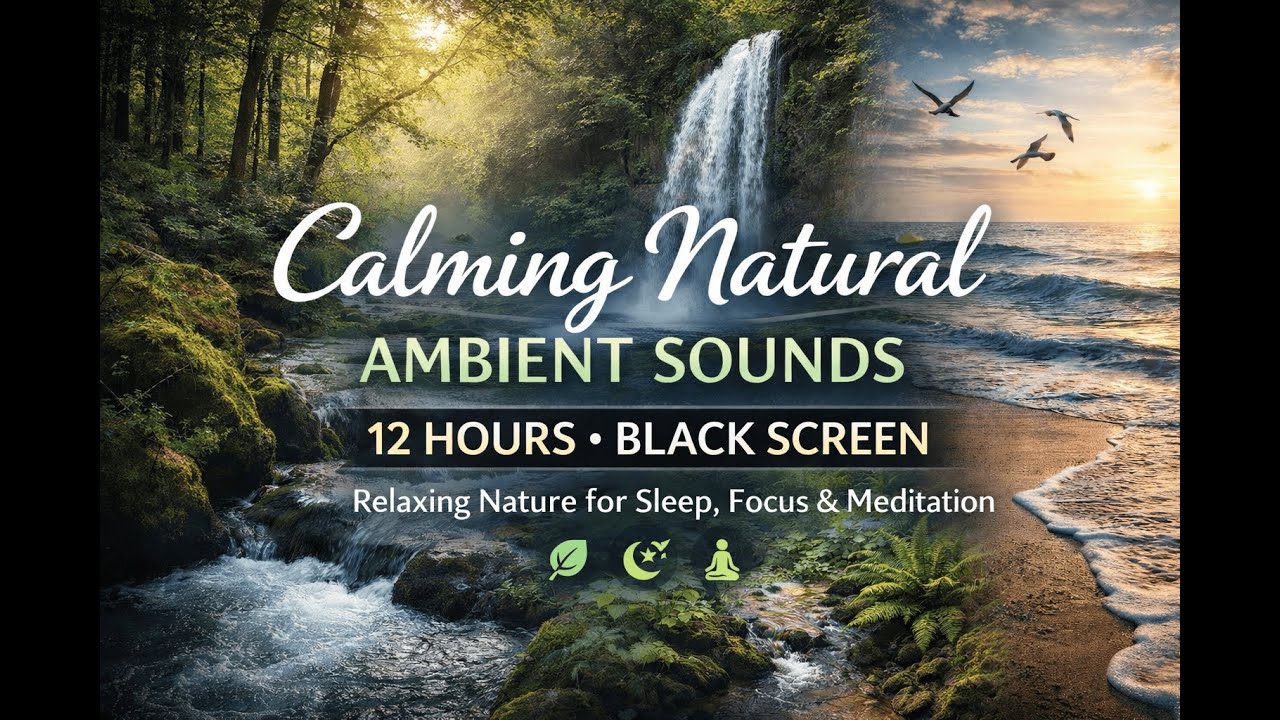 Calming Natural Ambient Sounds 🌊 Relaxing Nature Audio for Sleep, Focus & Meditation