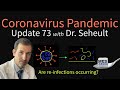 Coronavirus Pandemic Update 73: Relapse, Reinfections, & Re-Positives - The Likely Explanation