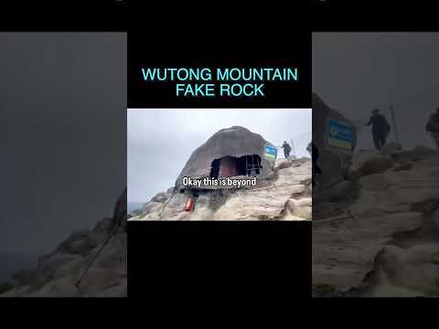 Fake giant rock