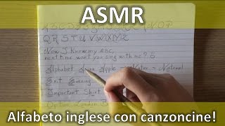 ASMR ITA Introduzione all'alfabeto inglese con canzoncine! [soft speaking] screenshot 2