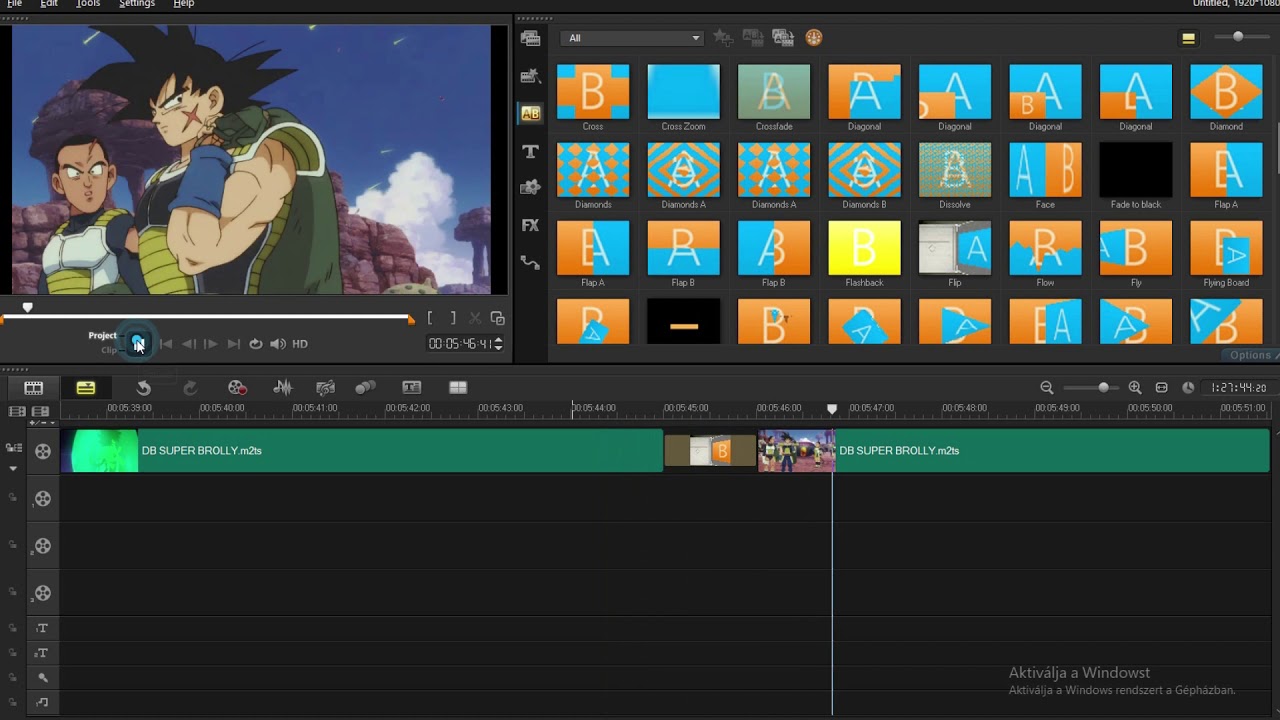 Corel Video Studio - Video transitions átmenenetek - YouTube