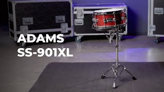 Adams SS-901XL Snare Drum Stand (Tall Model, Double-Braced Legs, Adjustable Basket)