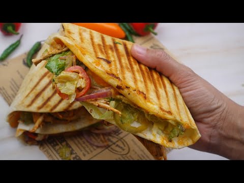 Chicken Cheese wrap,Quick And Easy Wrap Recipe 2026 By Recipes Of The World 