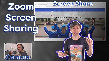 How to add a Zoom camera AND screen share into a vMix production.