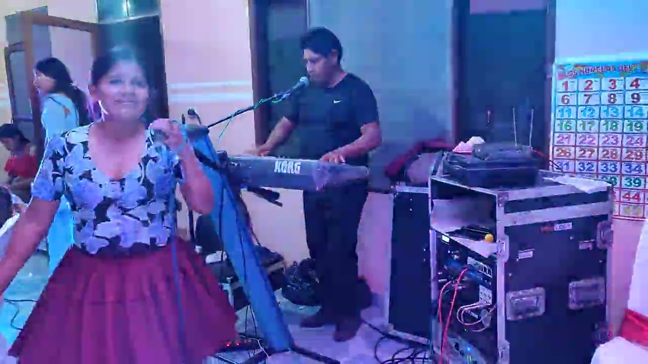 Buenas Nuevas en vivo en graduación montero con nuestra hermana delicia
