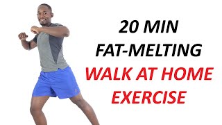 20 Minute FAT-MELTING Walk at Home Exercise No Treadmill