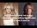 Keith Urban feat Miranda Lambert We Were Us with Lyrics