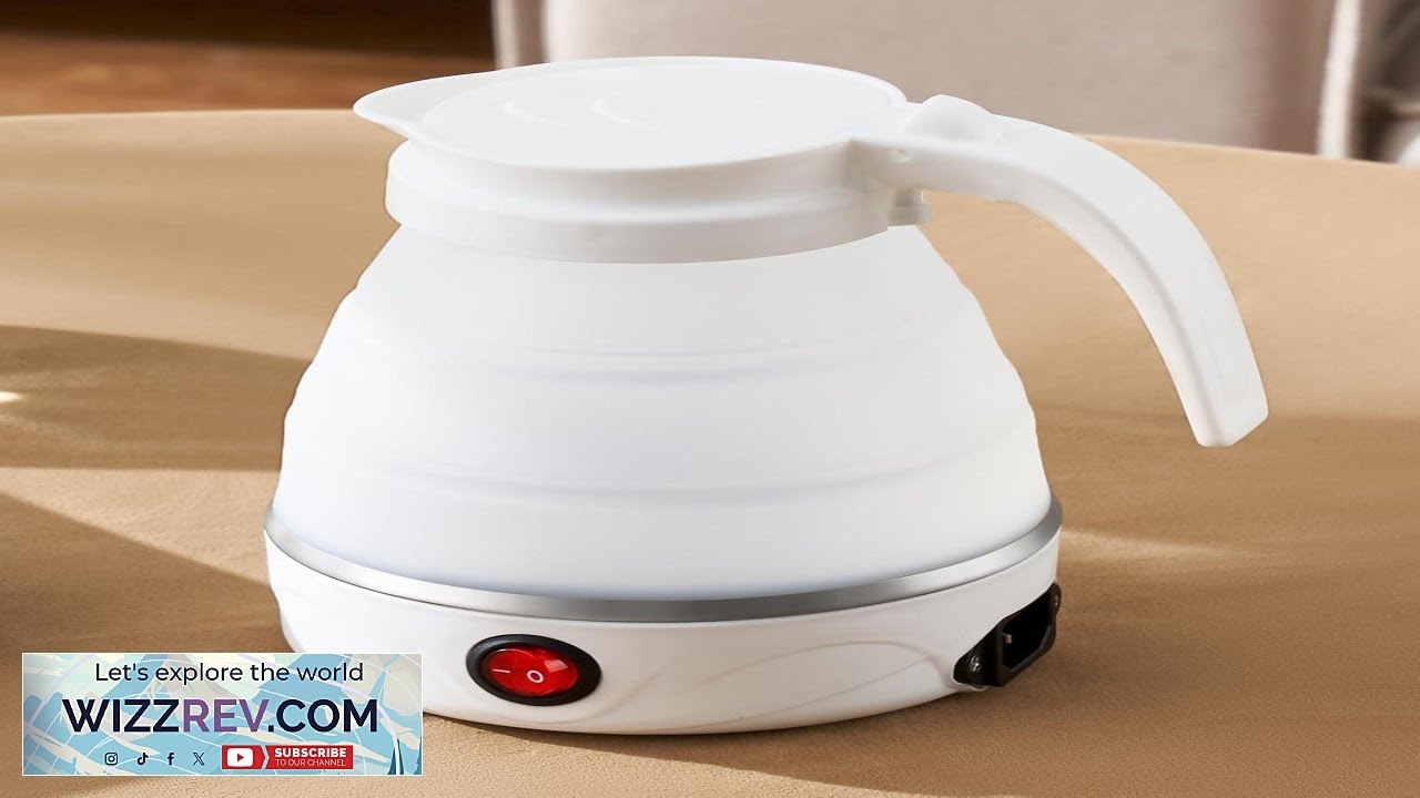 Foldable Electric Kettle 600ml Portable Travel Kettle Collapsible Kettle Travel Electric