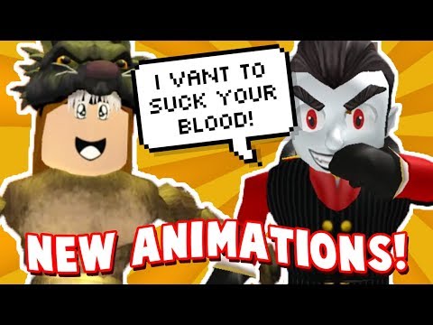 vampire animation is broken (it looks like werewolf animation ingame) : r/ roblox