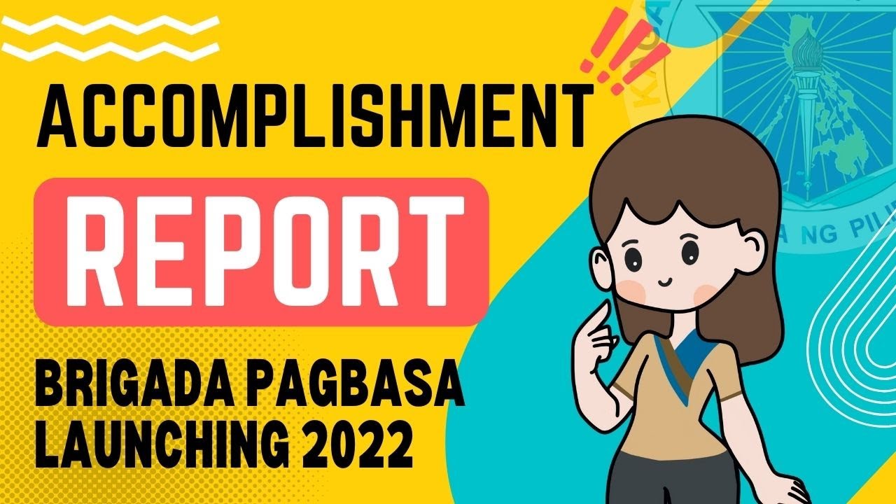 Accomplishment Report In Brigada Pagbasa 2022 Brigadapagbasa