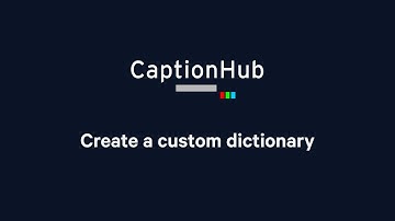 Tutorial: Create a custom dictionary