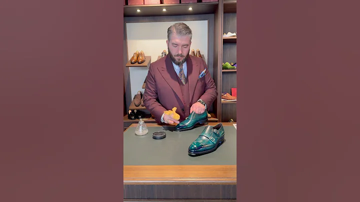 Luxury in the Making – Royal Green Patina Process. #customshoes #shoes #mensfashion