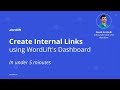 Create Internal Links using the Dashboard