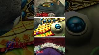 Evolution of Link Being Swallowed by Lord Jabu Jabu in Every Zelda Ocarina of Time Game @JJRETRO