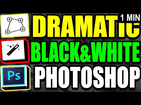 Dramatic Black And White Photoshop Tutorial (2025)