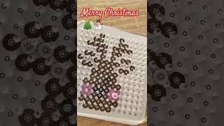 Christmas Hama beads #christmasdrawing #short  #youtubeshorts #diyshorts #diy
