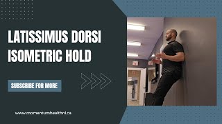 Latissimus Dorsi Isometric