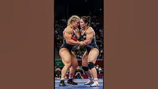 Heavyweight women's wrestling match #wrestling #wrestlemania #athlete #wwe #martialarts #sports