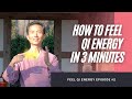 How to feel qi energy in three minutes  energy ball sword fingers  chi pillars