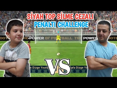 SİYAH TOP SİLME CEZALI PENALTI CHALLENGE - PES MOBİLE