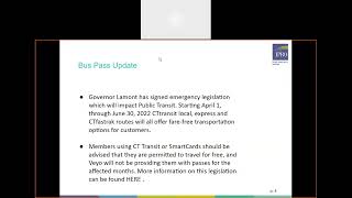 IPRO ESRD: Transportation in Connecticut for ESRD Patients 2022 04 27