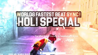 HOLI Special : World's Fastest Beat Sync Montage Ever Part 2 | #siddhagaming