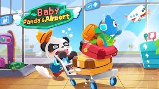 Baby pandas airport  game / baby panda airport   safety  rules / baby bus game screenshot 4