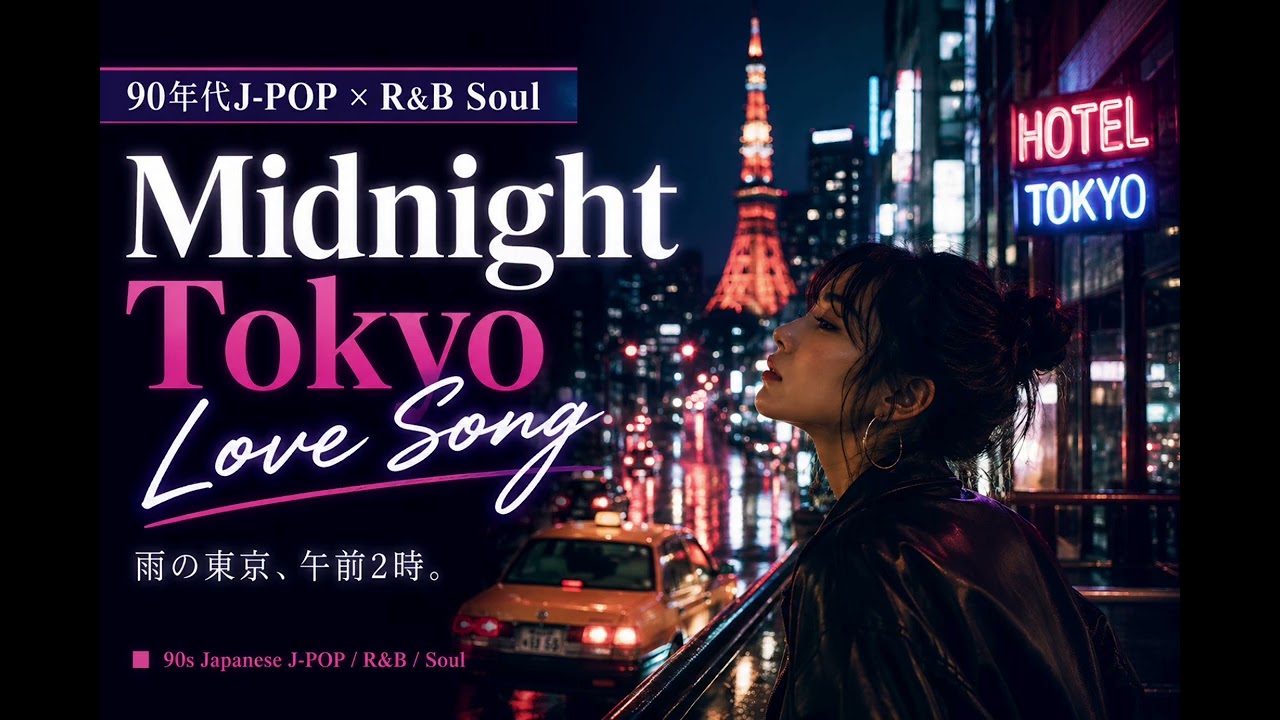 懐かしいのに、新しい。90年代J-POP × R&B Soul｜Midnight Tokyo Love