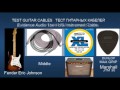 TEST Guitar Cables Evidence audio Fender Eric Johnson Тест гитарных кабелей ギターケーブルのテスト 測試吉他電纜