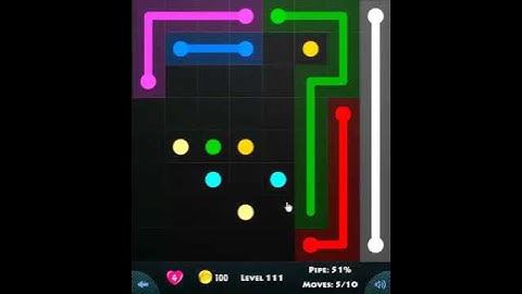 flow game facebook - basic pack level 111 Connect the dots