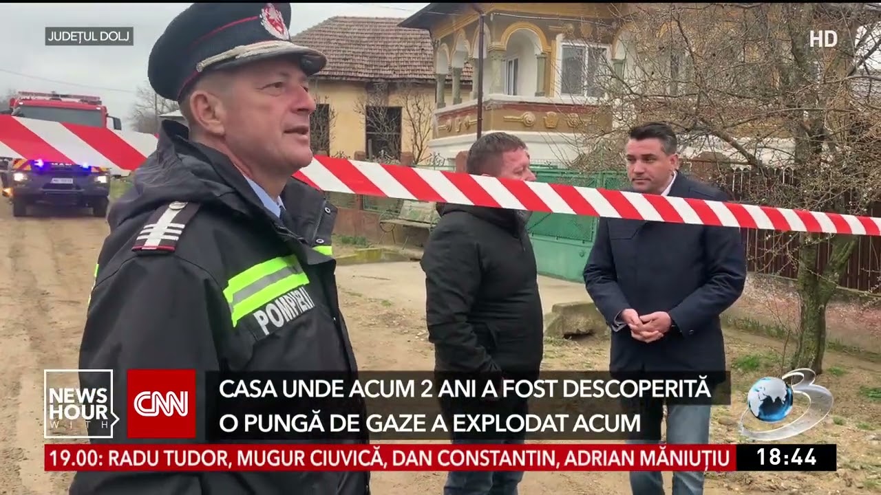 Casa unde acum doi ani a fost descoperită o pungă de gaze a explodat acum