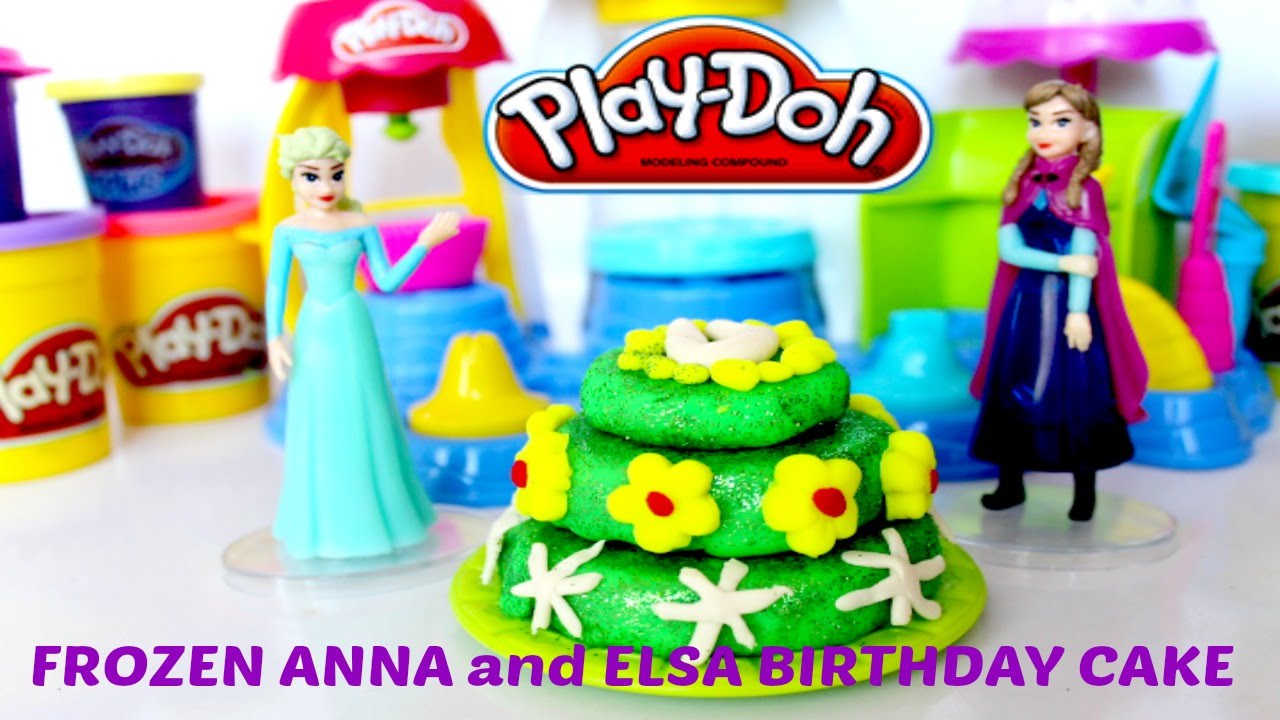play doh cake frozen