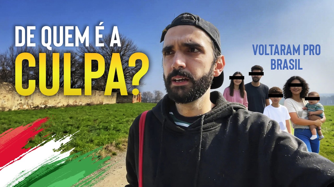 DEU TUDO ERRADO PRA ESSA FAMÍLIA E AGORA VÃO DEIXAR A ITÁLIA PRA VOLTAR PRO BRASIL... ENTENDA