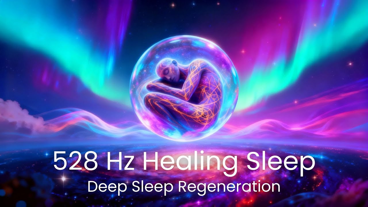 528 Hz Healing Sleep | Deep Sleep Regeneration for Body and Mind #15 ...