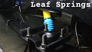 Leaf Spring Replacement | 19801996 Ford Bronco F150 | Replace Sagging Springs | Bronco Restoration